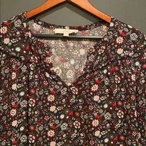 LOFT Floral Shirt